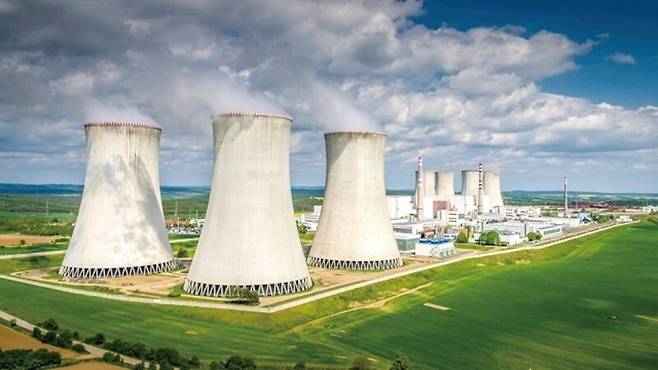 체코 두코바니 원전 단지의 전경. 정책브리핑 누리집 갈무리