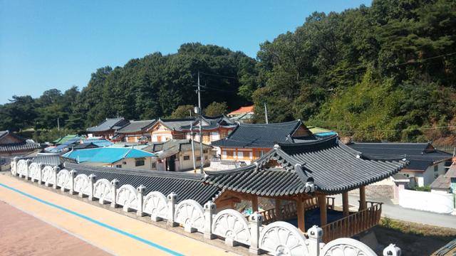 고도 이미지 찾기 사업 시행 후 충남 공주시 송산마을 모습. 국가유산청 제공