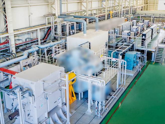 경남 창원에 있는 ‘한국형 잠수함’ 전용 육상기반시험설비(LBTS).   한국전기연구원 제공