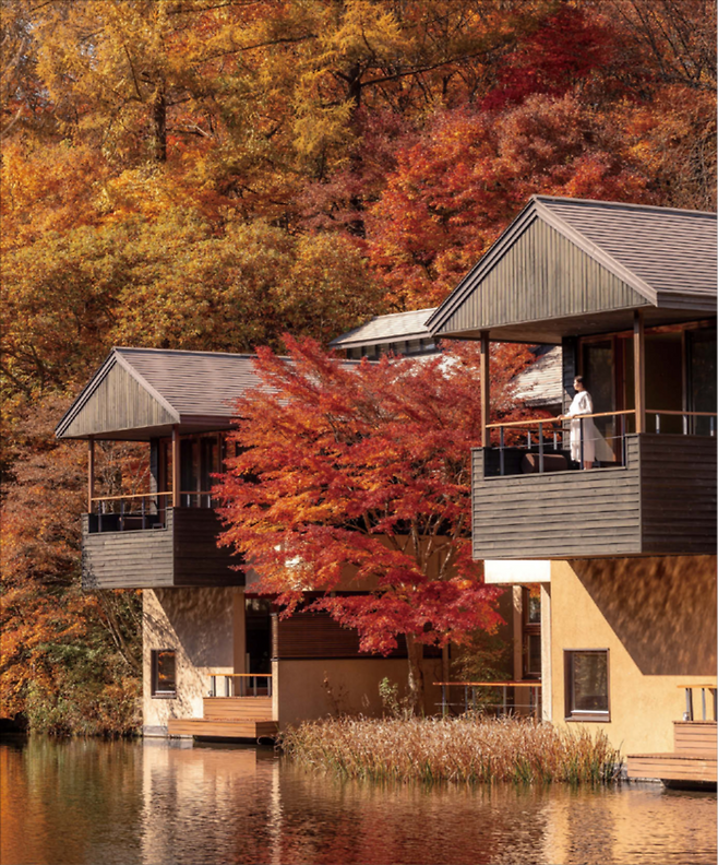 호시노리조트 산하 럭셔리 브랜드 ‘호시노야’의 가루이자와 호텔. (호시노리조트 제공)