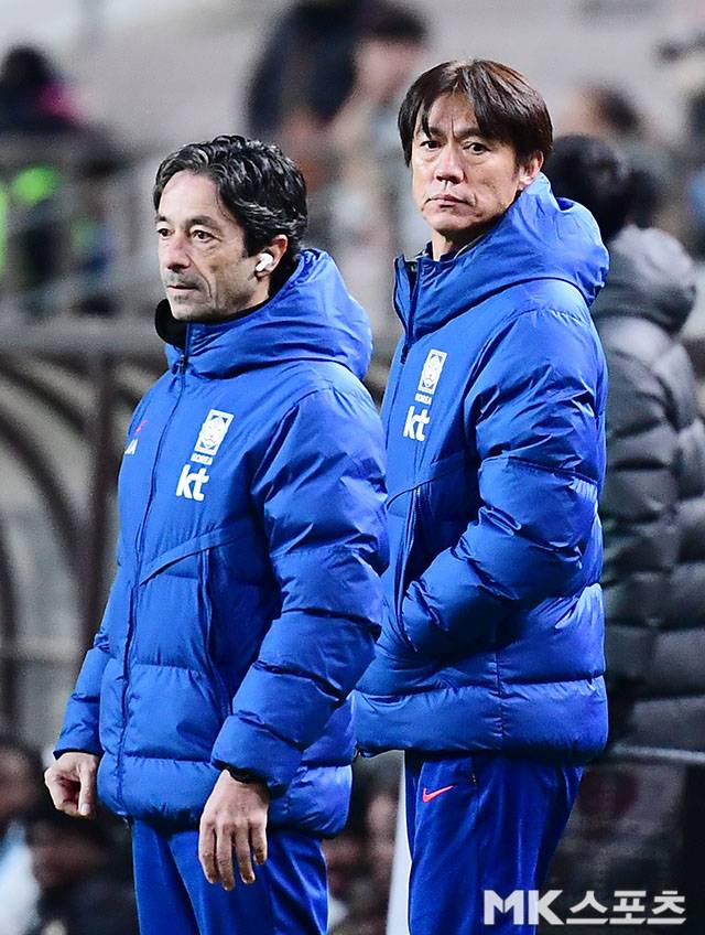 홍명보 감독은 11월 전승, 그리고 전반 부진과 후반 반등에 대해 “결국 실점하지 않는 게 중요하다”고 강조했다. 사진(상암 서울)=김영구 기자