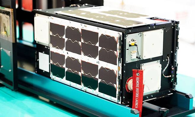 경기기후위성 1호기(GYEONGGISat-1). 경기도 제공