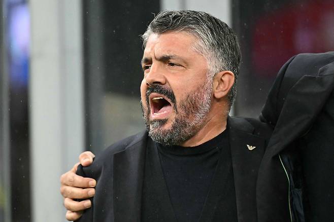 이탈리아 대표팀 제나로 가투소 감독. AFP