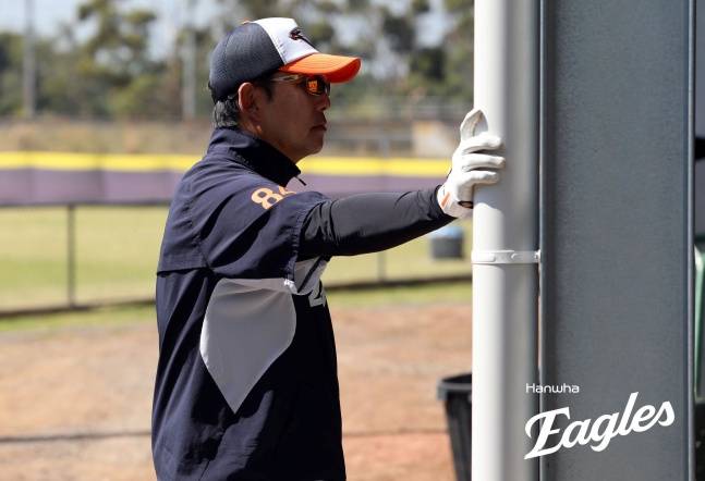 한화 이지풍 수석 트레이너 코치. /사진=한화 이글스 제공