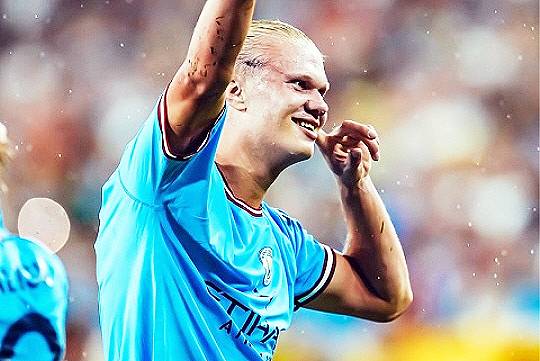 맨체스터 시티 스트라이커 엘링 홀란드(사진=맨체스터 시티 SNS)