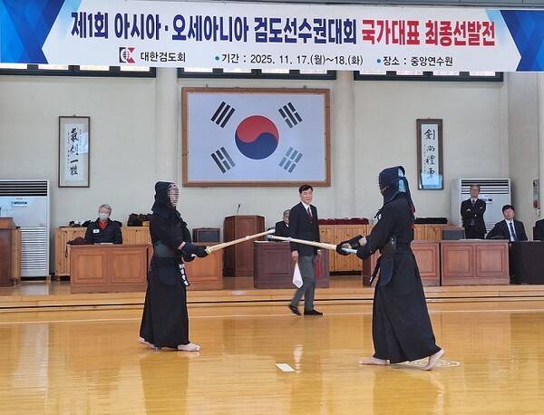 (좌) 김한범, (우) 정준호(인천광역시청)/사진=전남도체육회