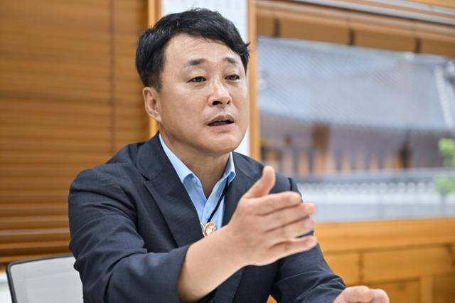 김상철 경북도 APEC 준비지원단장이 행사 준비와 진행, 남은 과제에 대해 얘기하고 있다. APEC 준비지원단 제공