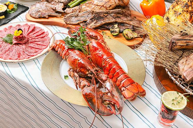 더 리버사이드 호텔 '더 가든키친 뷔페'. 사진=네이버 플레이스