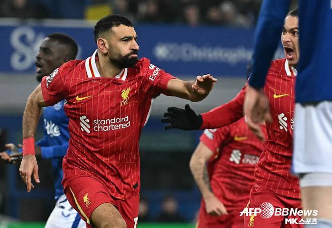 리버풀 공격수 모하메드 살라. 동갑내기 살라와 네이마르가 같이 뛰는 걸 볼 수 있을까. 사진=AFPBBNews=News1