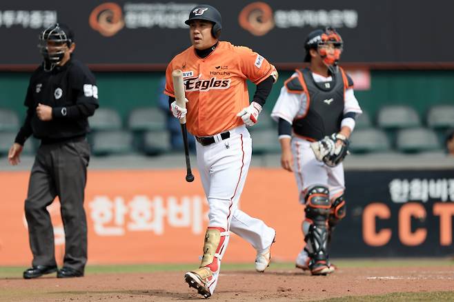 2026 2차 드래프트에선 베테랑 선수들이 대거 이적할 것으로 예상된다. 사진은 한화 유니폼을 입은 김강민. /사진=뉴스1