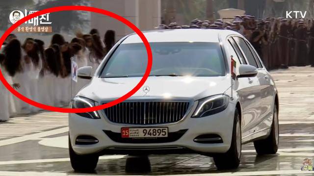 아랍에미리트를 국빈 방문 중인 이재명 대통령의 공식 환영식에서 독특한 전통 의전이 눈길을 끌었다./사진=KTV 방송캡처