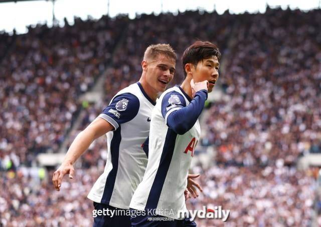 손흥민과 판 더 벤/게티이미지코리아