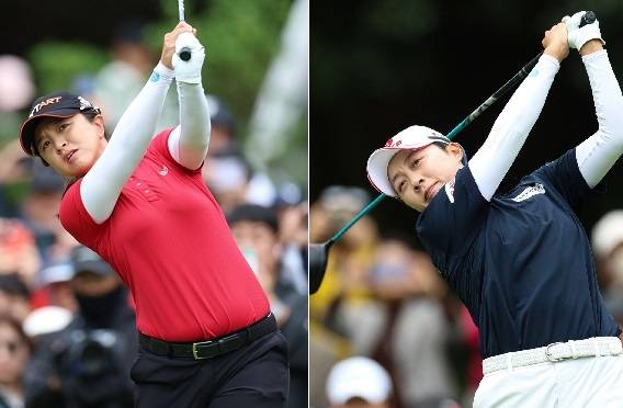 LPGA CME그룹 투어 챔피언십에 출전하는 김세영(왼쪽)과 김효주 [뉴시스]