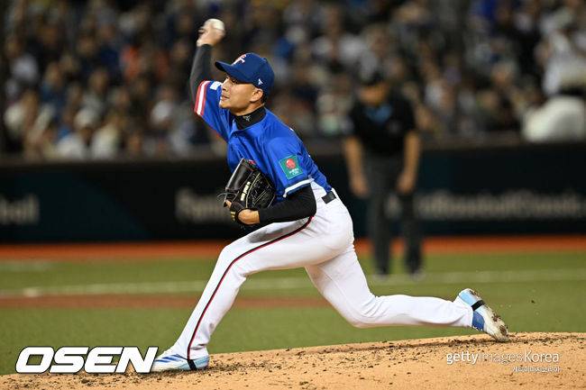 [사진] 웨이취엔 드래곤즈 소속&nbsp; 투수 쉬뤄시ⓒGettyimages(무단전재 및 재배포 금지)