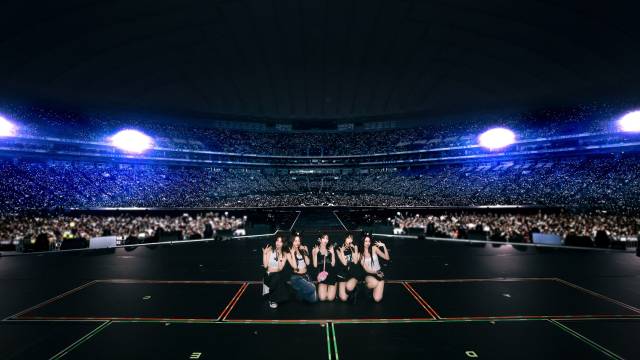 르세라핌이 19일 일본 도쿄돔에서 열린 '2025 르세라핌 투어 '이지 크레이지 핫' 앙코르 인 도쿄 돔(2025 LE SSERAFIM TOUR 'EASY CRAZY HOT' ENCORE IN TOKYO DOME)'에서 퍼포먼스를 선보이고 있다. 사진 제공=쏘스뮤직