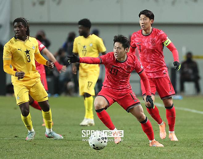 ▲ 이강인 손흥민 ⓒ곽혜미 기자