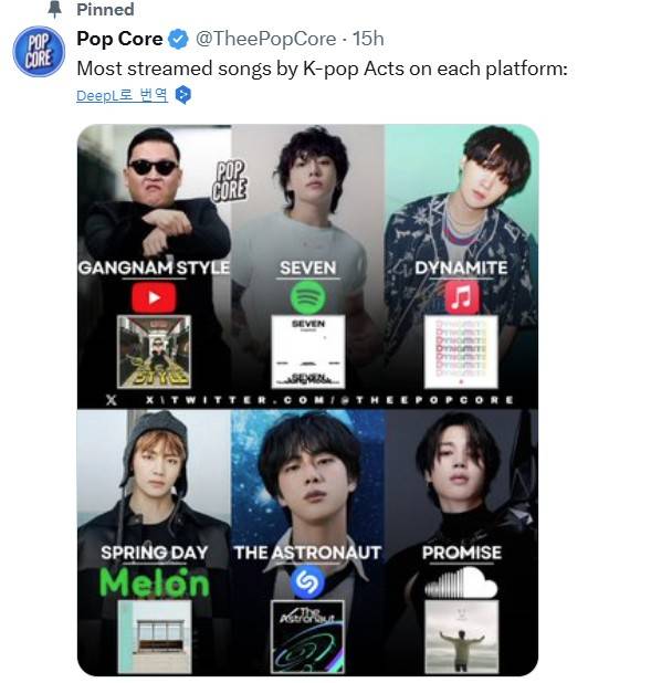 사진 =팝코어@theepopcore 트윗 계정