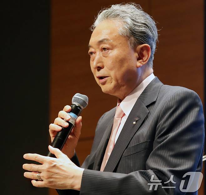 하토야마 유키오 전 일본 총리. 2024.5.27/뉴스1 ⓒ News1 유경석 기자