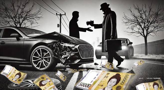 지난해 고의 교통사고 등 자동차 보험사기 적발금액이 5700억여원으로 전체 보험사기의 절반에 이르는 것으로 나타났다.  최근 고의 교통사고 등 자동차 보험사기는 매년 증가하는 추세다. 아시아경제