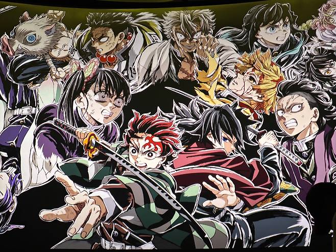 ‘극장판 귀멸의 칼날: 무한성편’ 엔딩 크레딧 이미지./조선DB