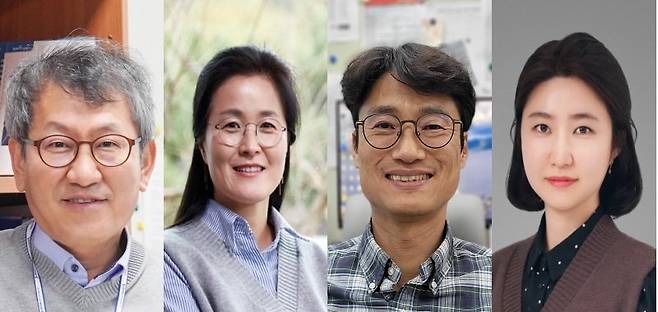 심원준 자문위원 (왼쪽부터), 홍상희 책임연구원, 한기명 책임기술원, 장미 선임연구원