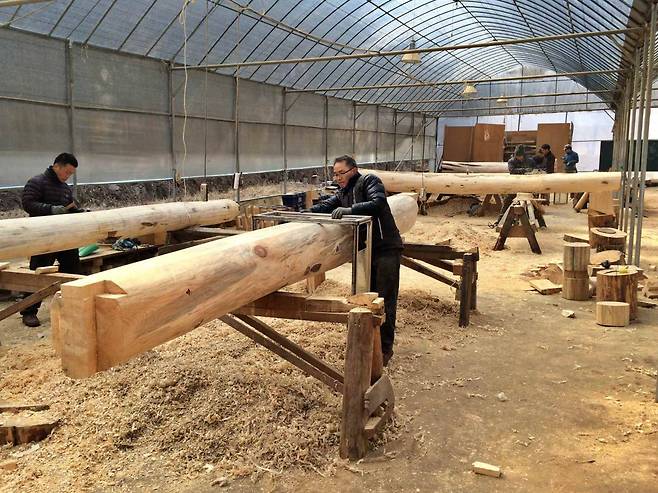 락고재 한옥 건축 학교 교육 현장 / 출처=락고재 한옥 건축 학교