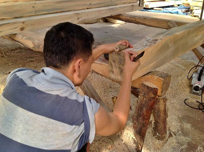 락고재 한옥 건축 학교 교육 현장 / 출처=락고재 한옥 건축 학교