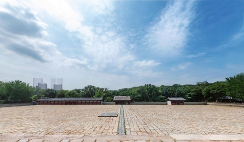 ▲ 종묘 정전 상월대에서 세운지구를 바라본 시뮬레이션(세운4구역). 서울시 제공