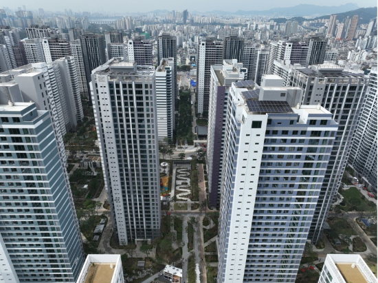 서울 강동구 올림픽파크포레온 단지 모습. (사진=연합뉴스)