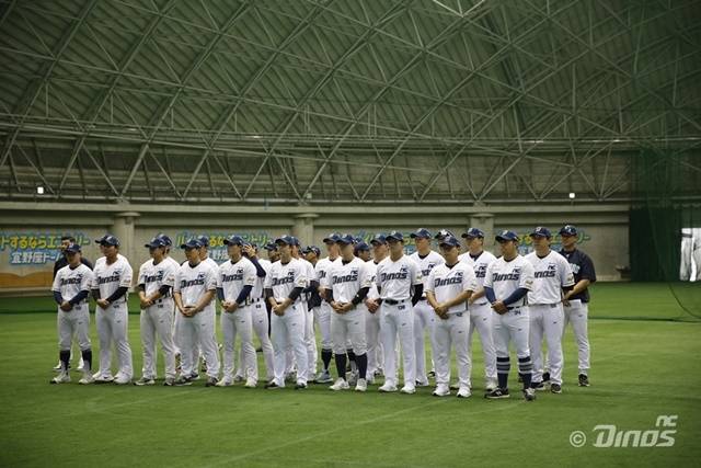 CAMP 1에 임하고 있는 NC 선수단. 사진=NC 제공