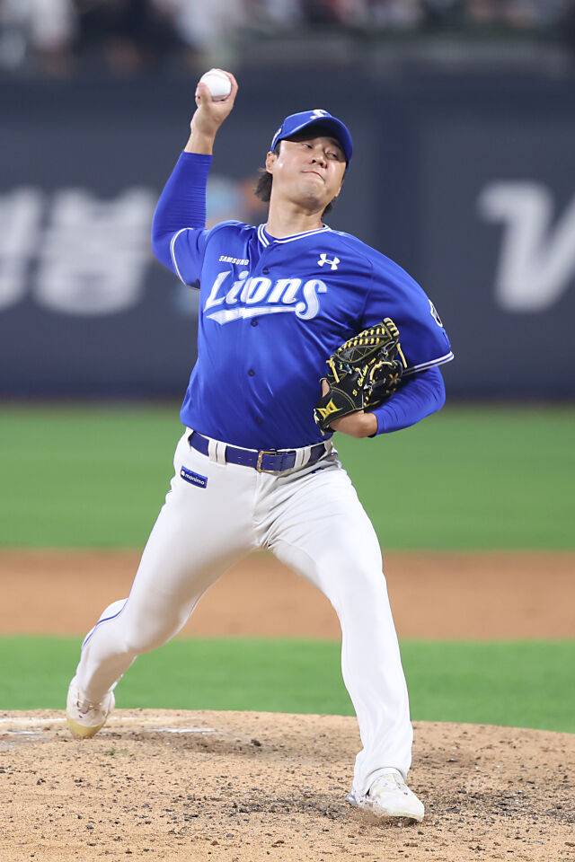 삼성 라이온즈 시절의 최충연./삼성 라이온즈