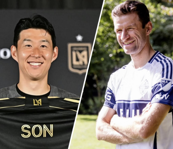 손흥민(왼쪽)과 토마스 뮐러. 파브리지오 로마노 SNS 캡처