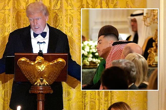 도널드 트럼프(왼쪽) 미국 대통령과 크리스티아누 호날두. /사진=마르카 갈무리