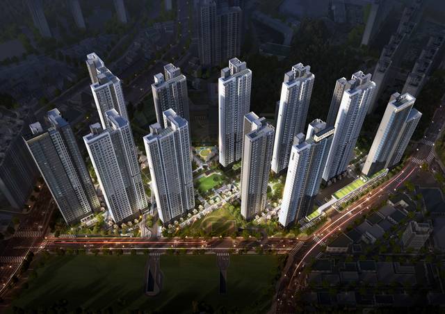 의왕시청역 SK뷰 아이파크 정면 조감도 사진=SK뷰 아이파크 제공