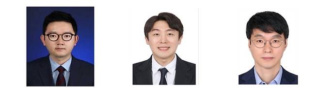 KBIOHealth 연구 책임자인 서승완 박사, 김민성 박사, 유성근 팀장(사진 왼쪽부터)