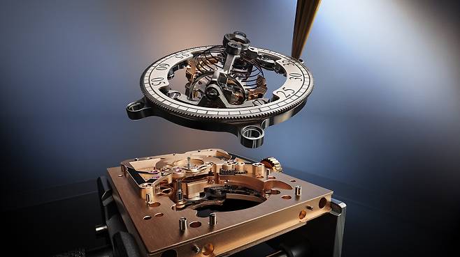 예거 르쿨트르는 2004년부터 다축 투르비용 제작을 시작한 이 분야의 선구자다. 칼리버 179의 모습. 사진 예거 르쿨트르