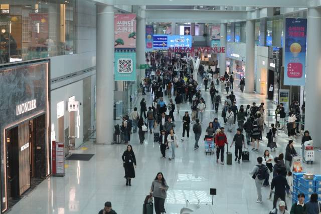 인천국제공항 면세점. 연합뉴스