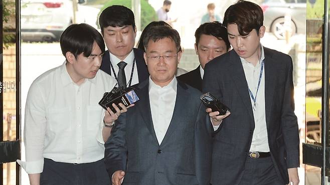 화천대유 대주주 김만배씨는 1심 재판에서 428억원의 추징금을 선고받았다.[사진ㅣ뉴시스]