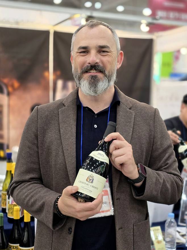 한국을 찾은 샤토 크리스티 오너 콘스탄티 셉츄크(Constantin Sevciuc). 최현태 기자