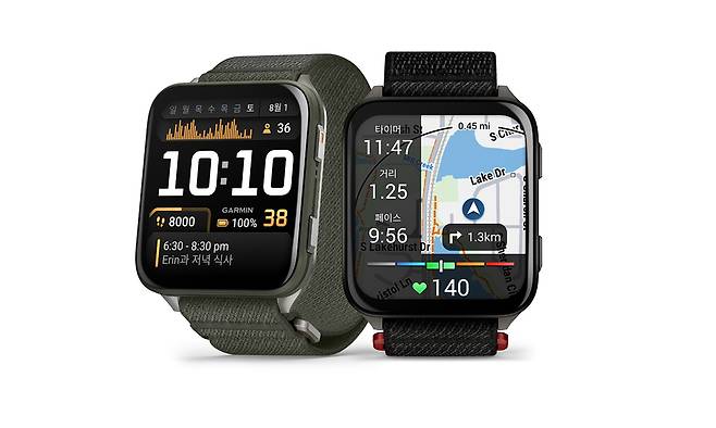 가민의 프리미엄 웰니스 워치&nbsp;‘베뉴 X1’ 모습. 가민 제공