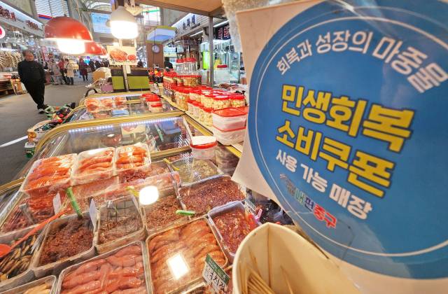 2차 민생회복 소비쿠폰 지급 대상자의 97.5%가 소비쿠폰을 신청한 것으로 최종 집계됐다. 이들에게는 모두 4조4527억원의 소비쿠폰이 지급됐다. 연합뉴스