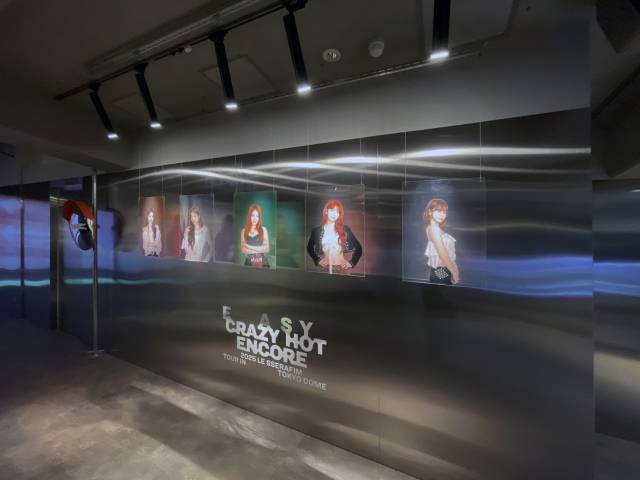 일본 도쿄 시부야구 진구마에 마련된 르세라핌 팝업 스토어. 사진 제공=쏘스뮤직