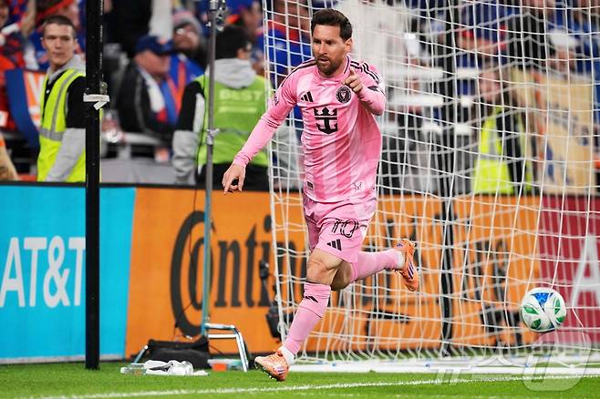 인터 마이애미의 리오넬 메시. ⓒ AFP=뉴스1