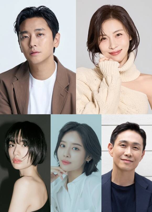 배우 주지훈 하지원 오정세 차주영 나나(왼쪽 위부터 시계방향)가 지니TV 새 오리지널 드라마 '클라이맥스'에 출연한다. /각 소속사