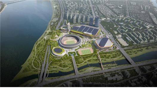 잠실 스포츠·MICE 복합공간 조성사업 조감도. 연합뉴스