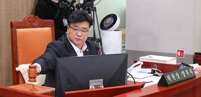 양우식 경기도의회 운영위원장. 경기도의회 제공.