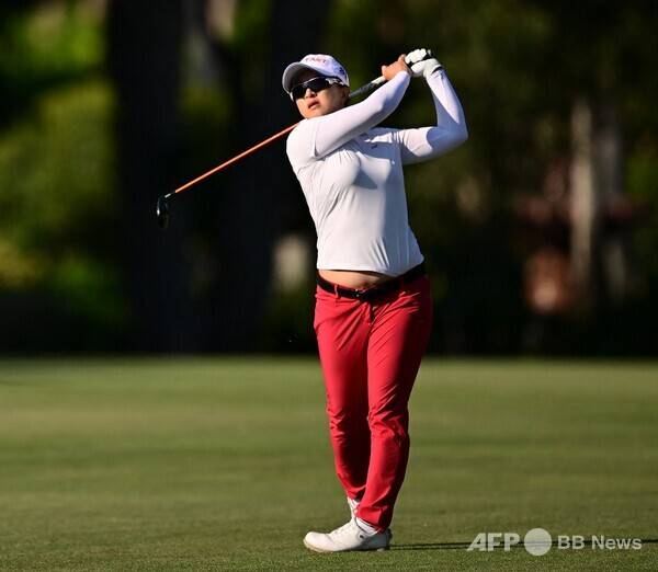 우승상금 400만달러가 걸린 미국여자프로골프(LPGA) 투어 2025시즌 최종전 CME그룹 투어 챔피언십에 출전한 김세영 프로가 최종라운드에서 경기하는 모습이다. 사진제공=ⓒAFPBBNews = News1 (사진을 무단으로 사용하지 마십시오.)