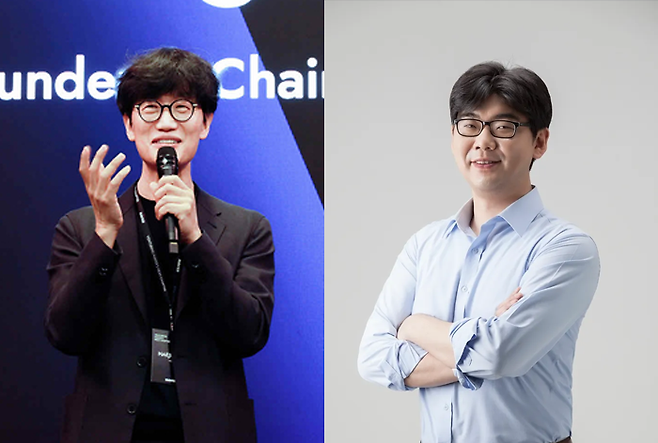 이해진 네이버 의장(왼쪽)과 송치형 두나무 회장. [각사]