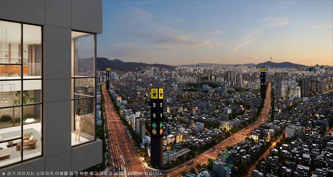 라비움 한강 팬트하우스 이미지 /사진제공=더피알