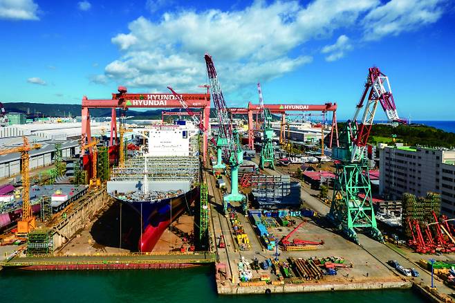 HD현대중공업 울산조선소 전경. /사진=HD현대